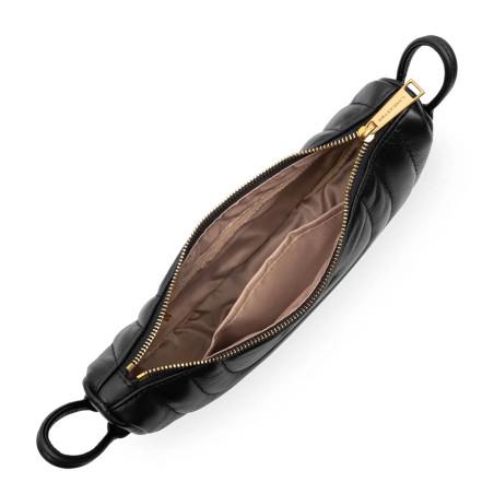 Lancaster Soft Quilted Hobo Bag 530-51 Black