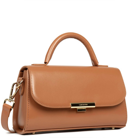 Lancaster Suave Evenly Leather Handbag 480-025 Camel