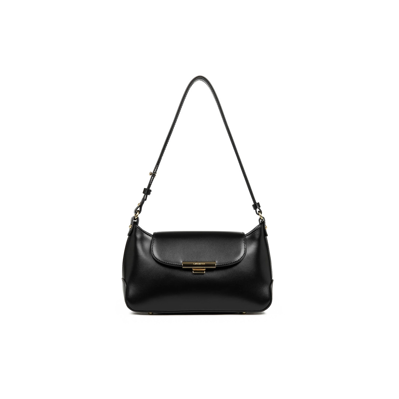 Lancaster Suave Evenly Sac Besace Cuir 480-026 Noir