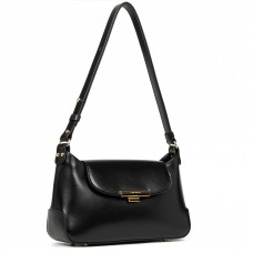 Lancaster Suave Evenly Satchel Leather 480-026 Black
