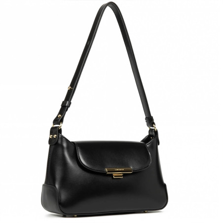Lancaster Suave Evenly Satchel Leather 480-026 Black