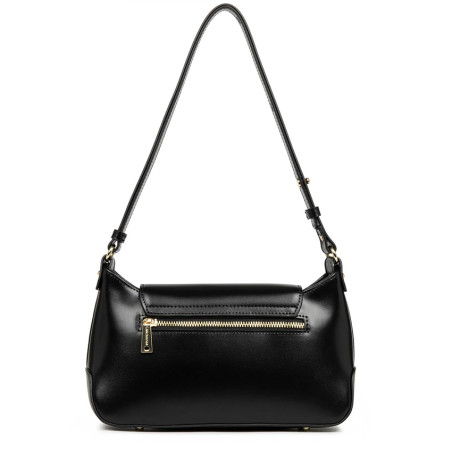 Lancaster Suave Evenly Satchel Leather 480-026 Black