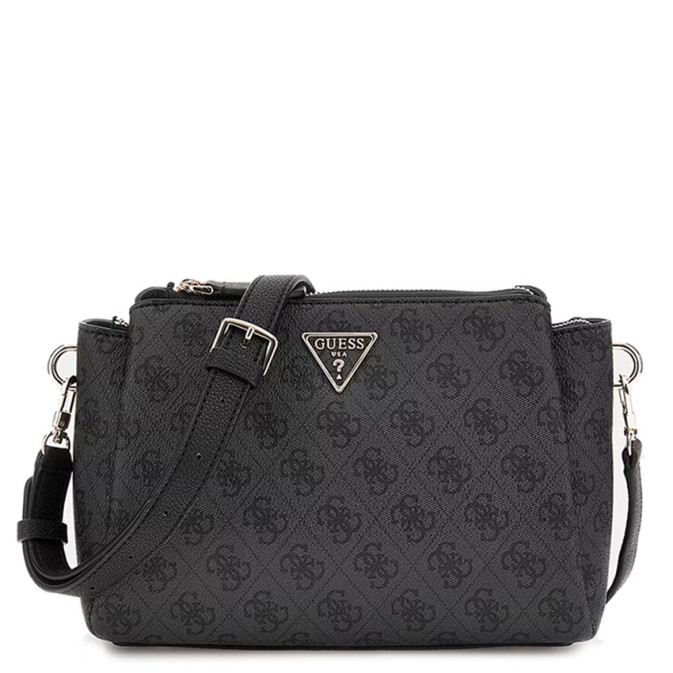 Guess Noelle Shoulder Bag Logo 4G Coal Logo