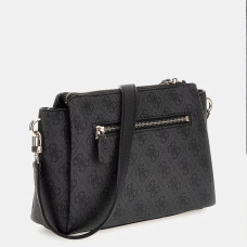 Guess Noelle Sac Bandoulière Logo 4G Coal Logo