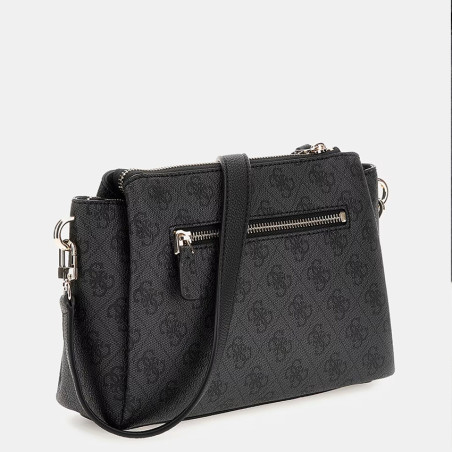 Guess Noelle Shoulder Bag Logo 4G Coal Logo