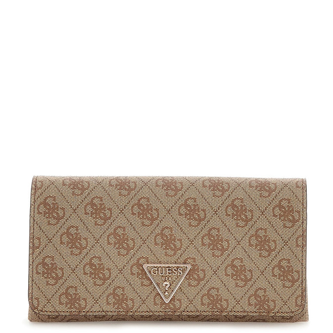 Guess Noelle Organized Pouch Latte Logo