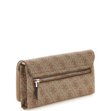Guess Noelle Organized Pouch Latte Logo