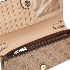 Guess Noelle Organized Pouch Latte Logo