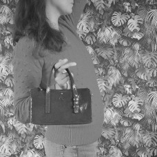 Mila Louise Lya BB Small Resin Leather Handbag
