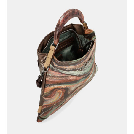 Anekke Core Bucket Bag Hand or Shoulder Carry Outer Multi