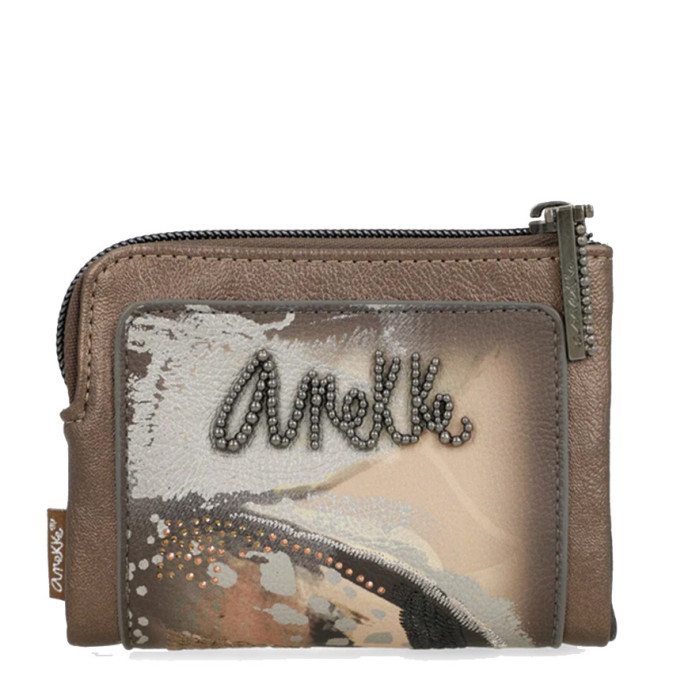Portafoglio Anekke Con Protezione RFID - Multicolor Compatto Per Carte E Banconote - Foto 3