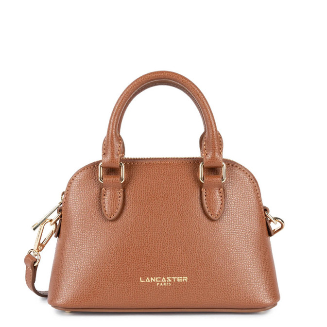 Lancaster Sierra Jia Mini Sac à Main Cuir 538-001 Camel