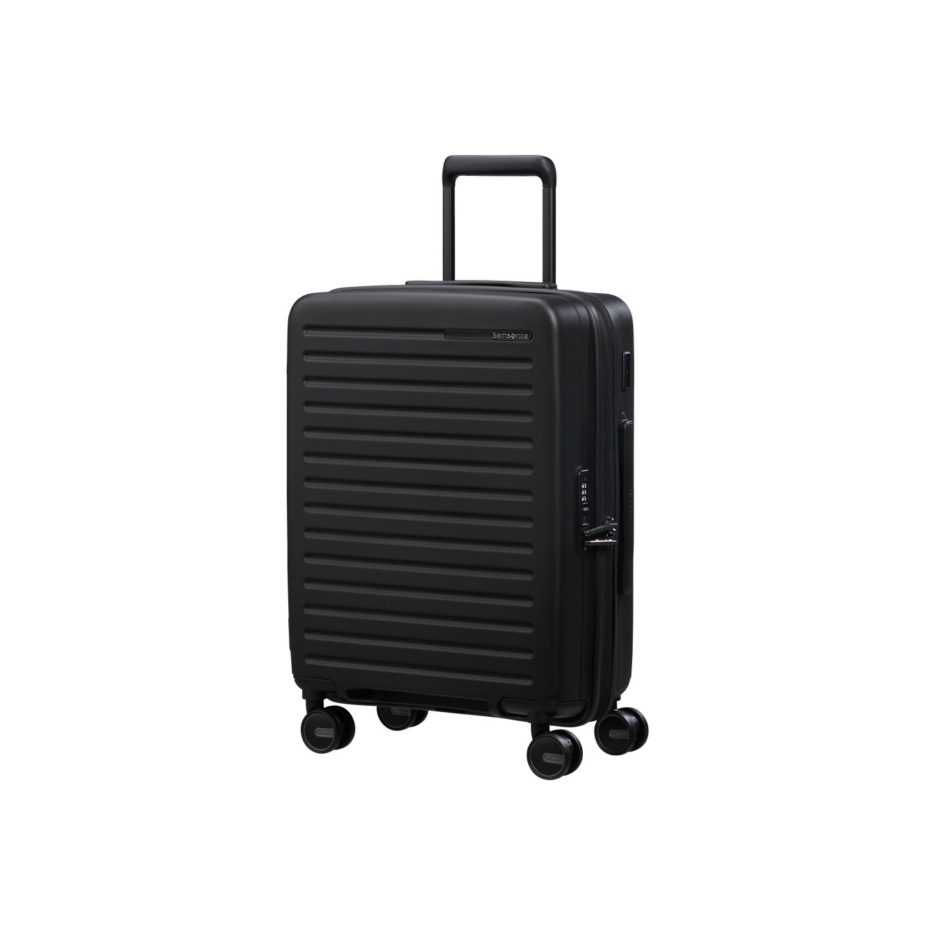 Samsonite ReStackd Carry-On Suitcase 55cm 4 Wheels Black
