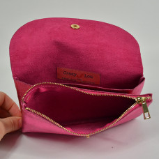 Farfouillette Coin Purse Leather GM Rose