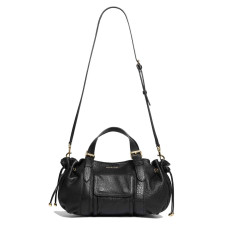 Gérard Darel Le 18 Hours Handbag Cuir Bubble Black