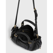 Gérard Darel Le 18 Hours Handbag Cuir Bubble Black
