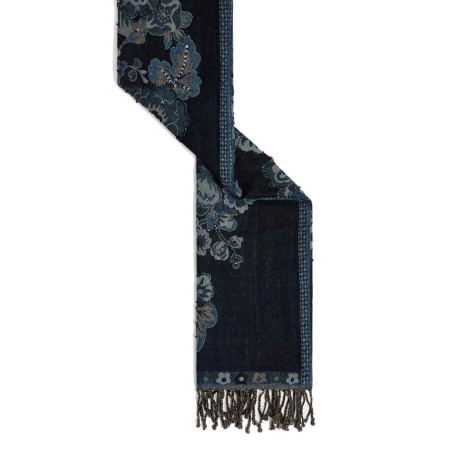 Gerard Darel Echarpe Dorine Marine pliée