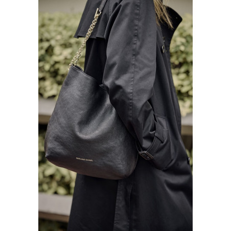 Gérard Darel Le Charlotte Hobo Sac Premium Leather Black