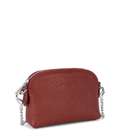 Lancaster Foulonne Double Coin Purse 170-28 Carmine
