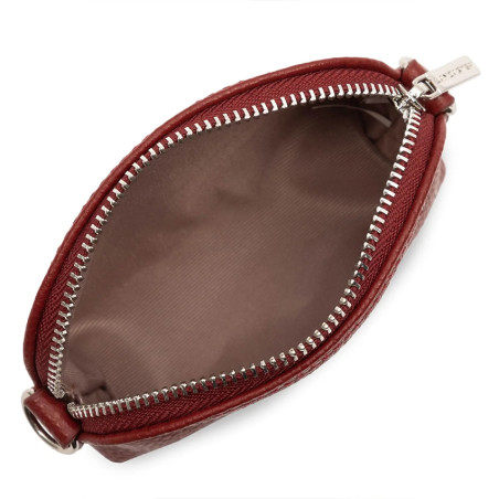 Lancaster Foulonne Double Coin Purse 170-28 Carmine
