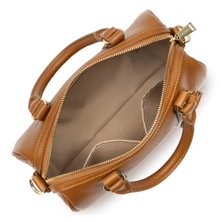 Lancaster Milano Ana Polochon Leather Bag 547-102 Camel