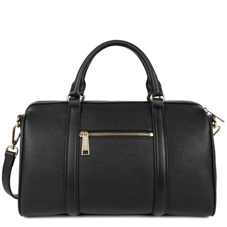 Lancaster Milano Ana Grand Polochon Leather Bag 547-103 Black