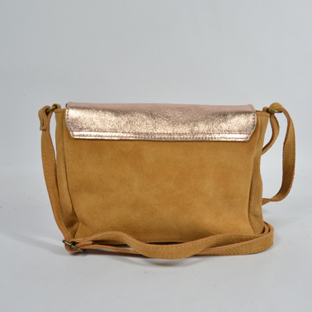 Farfouillette Sac Trotteur Léopard Cuir 3042 Camel Léopard dos
