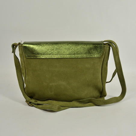 Farfouillette Stroller Bag Leopard Leather 3042 Khaki Leopard