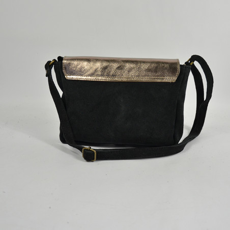 Farfouillette Stroller Bag Leopard Leather 3042 Black Leopard