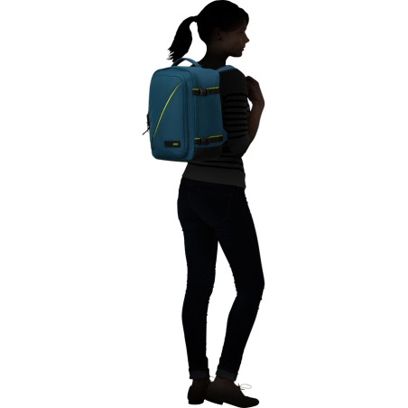 American Tourister Take2cabin Sac à dos S Harbor Blue porte