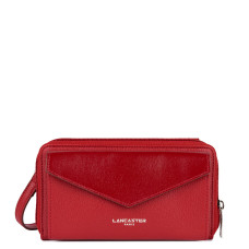 Lancaster Maya Organized Smartphone Pouch 117-08 Carmine