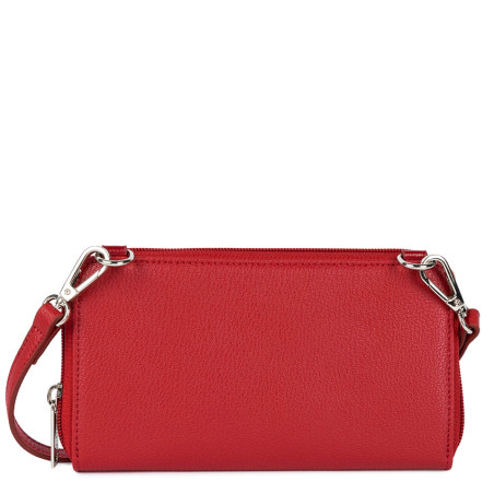 Lancaster Maya Organized Smartphone Pouch 117-08 Carmine