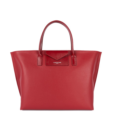 Lancaster Maya Large Tote Bag 517-19 Carmine