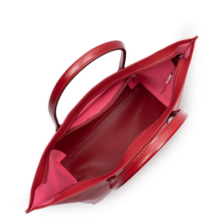 Lancaster Maya Large Tote Bag 517-19 Carmine