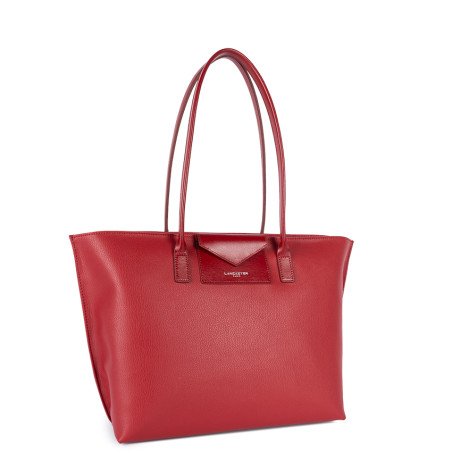 Lancaster Maya Tote Bag 517-20 Carmine