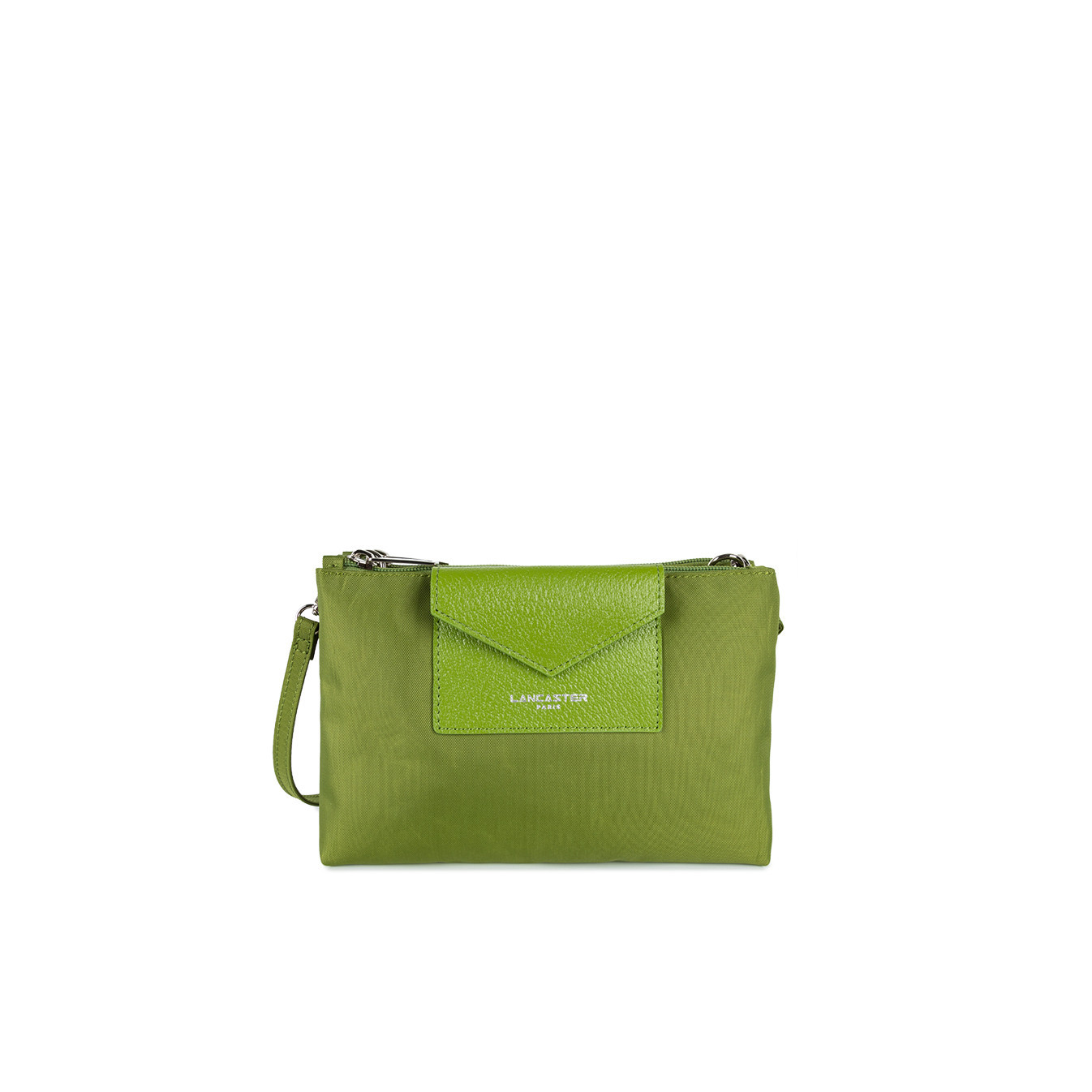 Lancaster Smart Kba Small Trotter Bag 2 Compartments 516-27 Pistachio