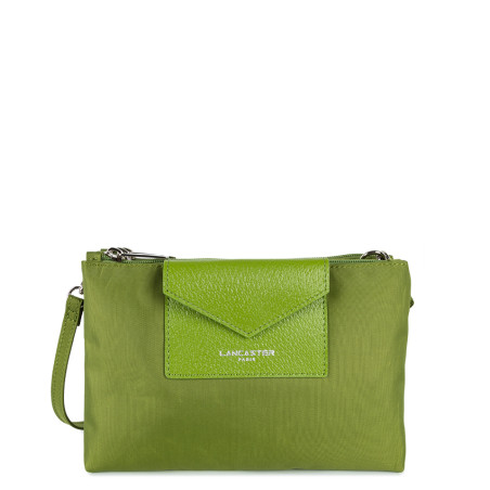 Lancaster Smart Kba Small Trotter Bag 2 Compartments 516-27 Pistachio