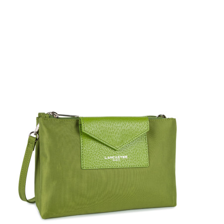 Lancaster Smart Kba Small Trotter Bag 2 Compartments 516-27 Pistachio