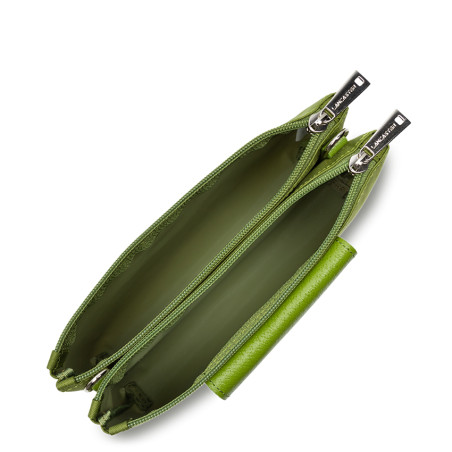 Lancaster Smart Kba Small Trotter Bag 2 Compartments 516-27 Pistachio