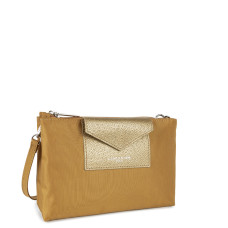 Lancaster Smart Kba Small Trotter Bag 2 Compartments 516-27 Sand Gold