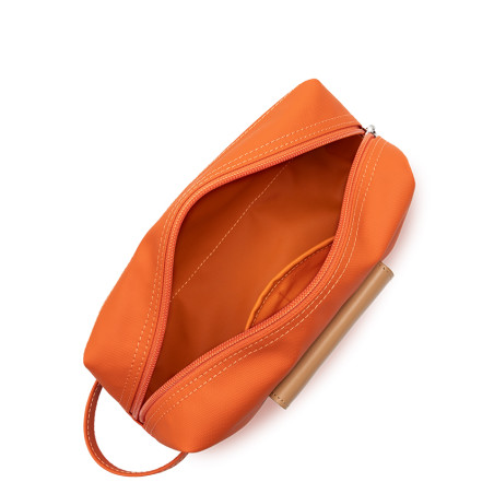 Lancaster Storm KBA Trousse De Toilette 516-50 Orange ouvert