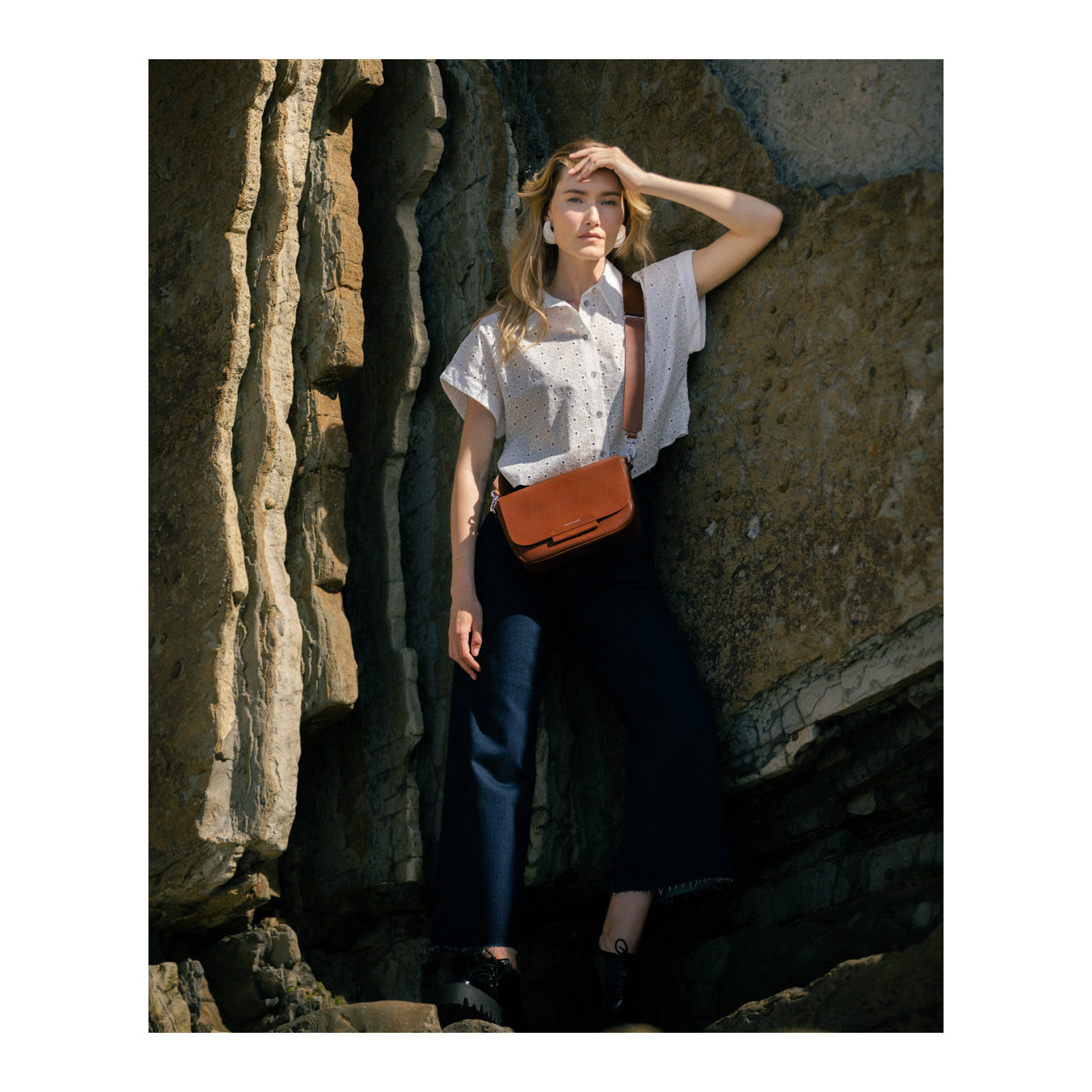 Ateliers Fourès Calista Crossbody Bag H200 Fawn