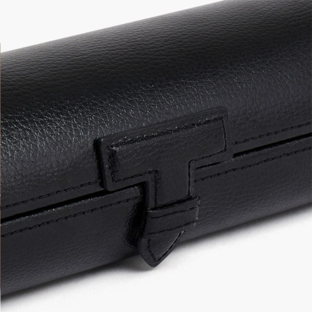 Le Tanneur Watch Case Black Leather