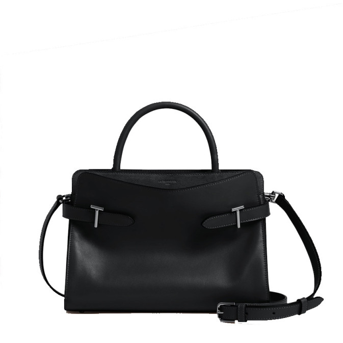 Le Tanneur Emie Handbag Bi-Material Black
