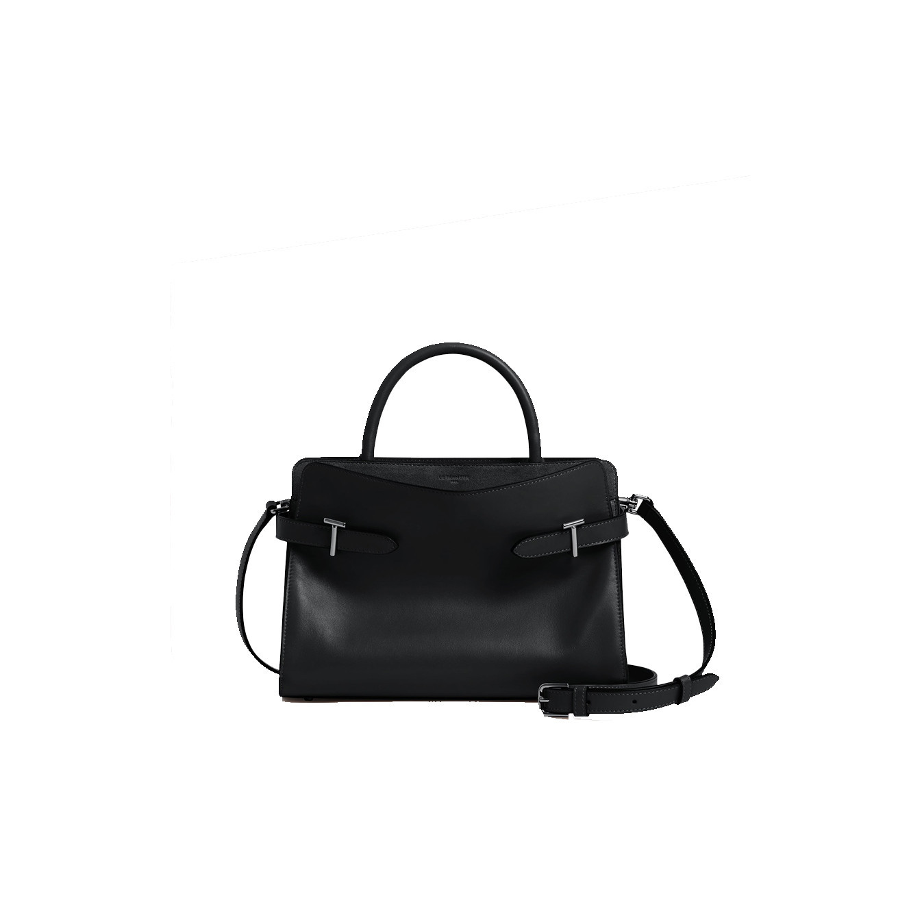 Sac Porté Main Emie Le Tanneur Noir de face