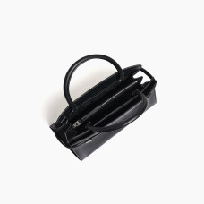 Le Tanneur Emie Handbag Bi-Material Black