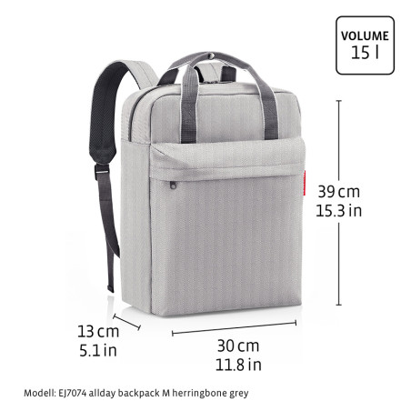 Reisenthel Allday M Backpack 15" Cord Blush