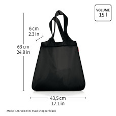 Reisenthel Mini Maxi Shopper Tote bag Foldable Leo Macciato