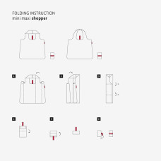 Reisenthel Mini Maxi Shopper Tote bag Foldable Dots