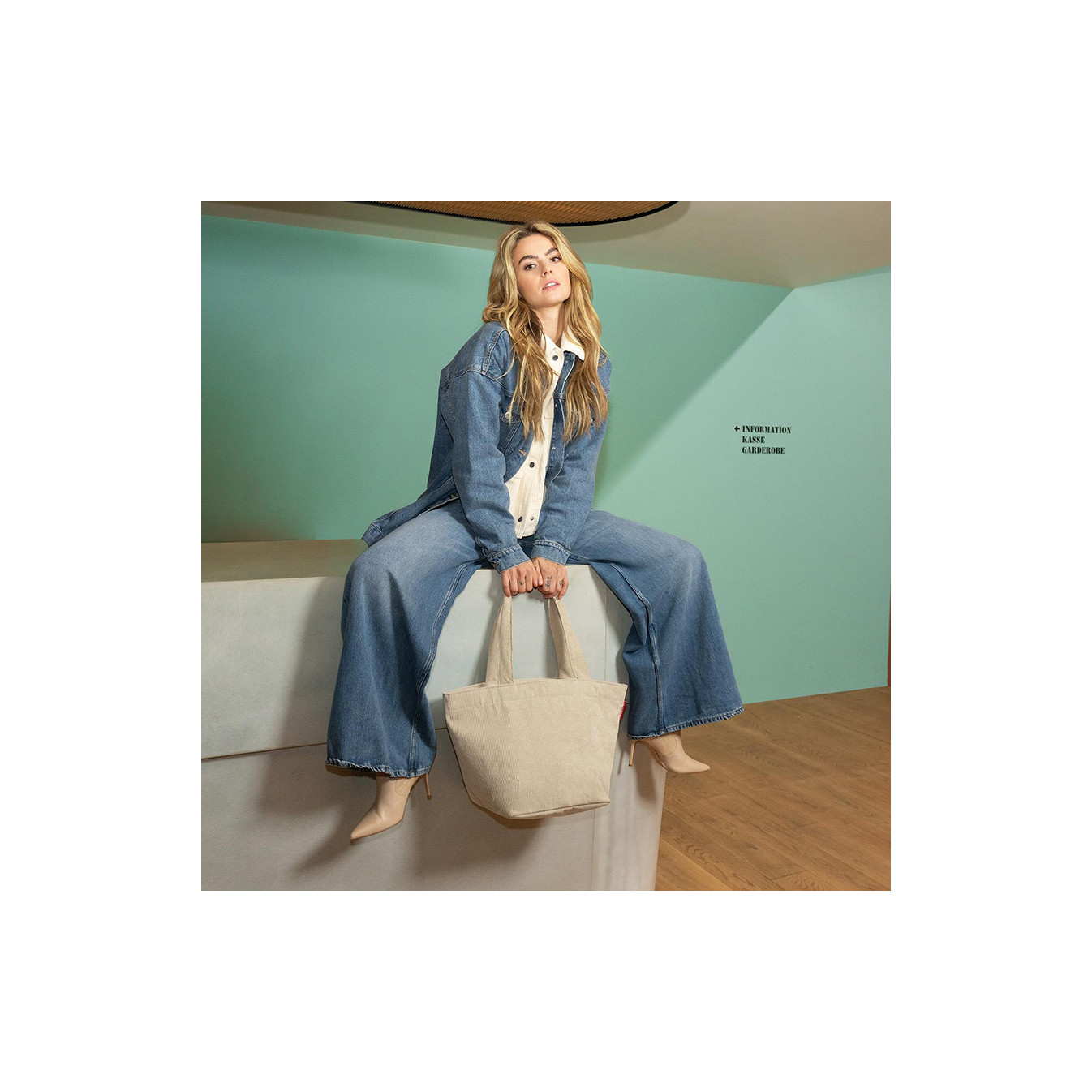 Reisenthel Shopper M Shoulder Bag Cord Sand